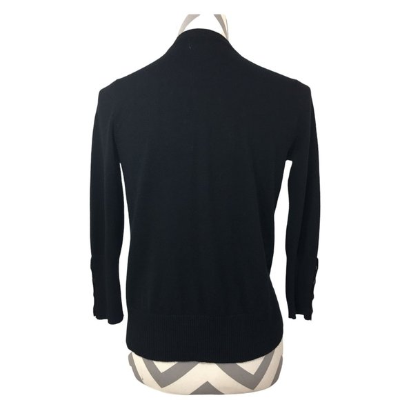 ❌SOLD❌ Carmen Marc Valvo Black Cardigan size XS - Picture 5 of 6